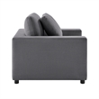 Comfort Pointe Casella Modern Charcoal Fabric Polyester Arm Chair