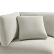 Comfort Pointe Casella Modular Beige Fabric 5-Piece XL Chofa Sectional