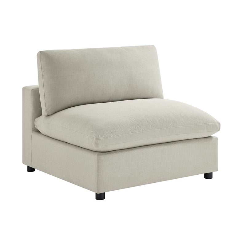Comfort Pointe Casella Modular Beige Fabric 5-Piece XL Chofa Sectional
