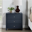 Comfort Pointe Nolan 3-drawer Midnight Blue Painted Wood Nightstand