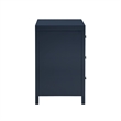 Comfort Pointe Nolan 3-drawer Midnight Blue Painted Wood Nightstand