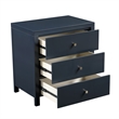 Comfort Pointe Nolan 3-drawer Midnight Blue Painted Wood Nightstand