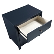 Comfort Pointe Nolan 3-drawer Midnight Blue Painted Wood Nightstand