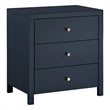 Comfort Pointe Nolan 3-drawer Midnight Blue Painted Wood Nightstand