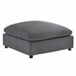 Comfort Pointe Casella Modular Charcoal Corduroy Fabric 6-Piece Sectional