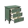 Comfort Pointe Lennon 3-drawer Vintage Green Wood Nightstand