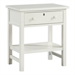 Franklen 1-drawer Antique White Wood Storage Nightstand
