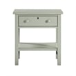 Comfort Pointe Franklen 1-drawer Antique Gray Wood Storage Nightstand