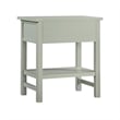 Comfort Pointe Franklen 1-drawer Antique Gray Wood Storage Nightstand