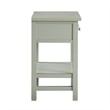 Comfort Pointe Franklen 1-drawer Antique Gray Wood Storage Nightstand