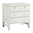 Comfort Pointe Greenwich 4-drawer Antique White Wood Storage Nightstand