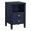Comfort Pointe Winsley 2-drawer Midnight Blue Painted Storage Nightstand
