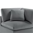 Comfort Pointe Casella Modular 3-piece Chofa in Charcoal Performance Fabric
