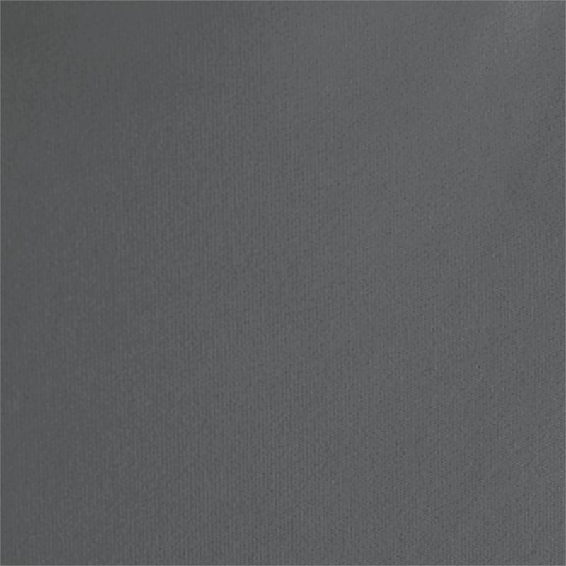 Comfort Pointe Casella Charcoal Fabric Ottoman in Charcoal Perfomance Fabric