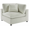 Comfort Pointe Casella Corner Wedge Chair in Ivory Performance Fabric