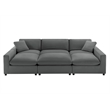 Comfort Pointe Casella Modular 6-Piece Nest in Charcoal Performance Fabric