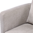 Comfort Pointe Sheldon Beige Linen Fabric Swivel Barrel Chair