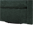 Comfort Pointe Sheldon Kelly Green Fabric Swivel Barrel Chair