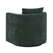 Comfort Pointe Sheldon Kelly Green Fabric Swivel Barrel Chair