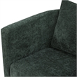 Comfort Pointe Sheldon Kelly Green Fabric Swivel Barrel Chair
