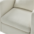 Comfort Pointe Sheldon Ivory Performance Fabric Swivel Barrel Chair