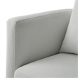 Comfort Pointe Sheldon Gray Performance Fabric Swivel Barrel Chair