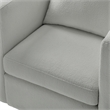 Comfort Pointe Sheldon Gray Performance Fabric Swivel Barrel Chair