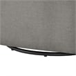 Comfort Pointe Amhurst Gray Fabric Swivel Barrel Accent Chair