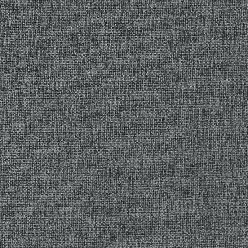 Comfort Pointe Elkhart Gray Polyester Fabric Swivel Barrel Accent Chair