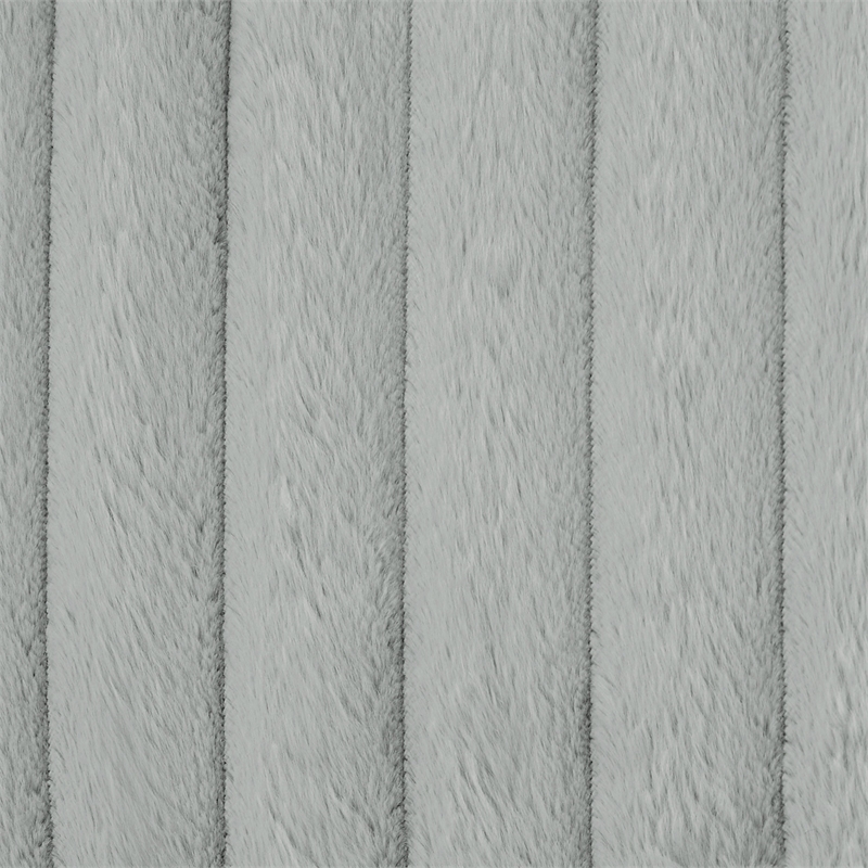 Comfort Pointe Audrey Ultra Plush Gray Wide Cord-like Fabric Swivel Barrel Chair