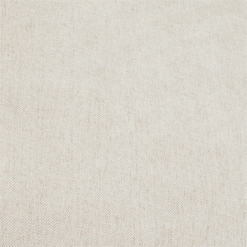 Comfort Pointe Clarendon Sea Oat Beige Fabric Upholstered Ottoman