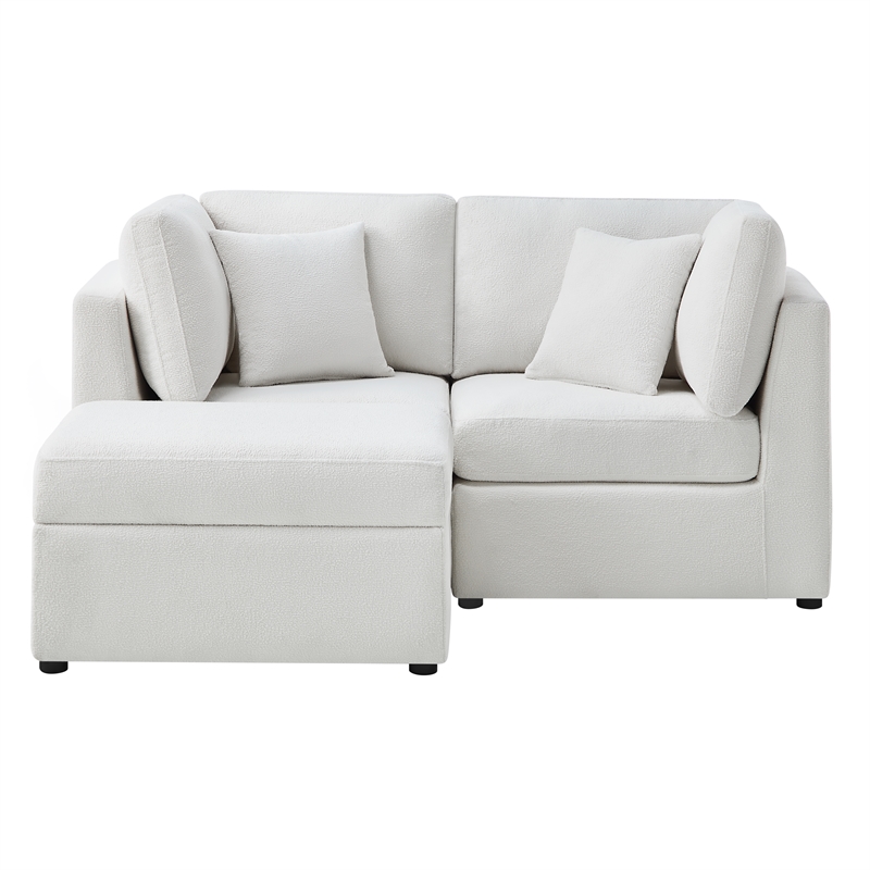 Comfort Pointe Chandler 3-Piece Ivory Performance Fabric Chofa