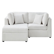 Comfort Pointe Chandler 3-Piece Ivory Performance Fabric Chofa
