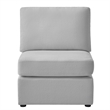 Comfort Pointe Chandler Gray Performance Fabric Armless Chair