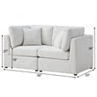 Comfort Pointe Chandler Ivory Performance Fabric 2-Piece Sofa