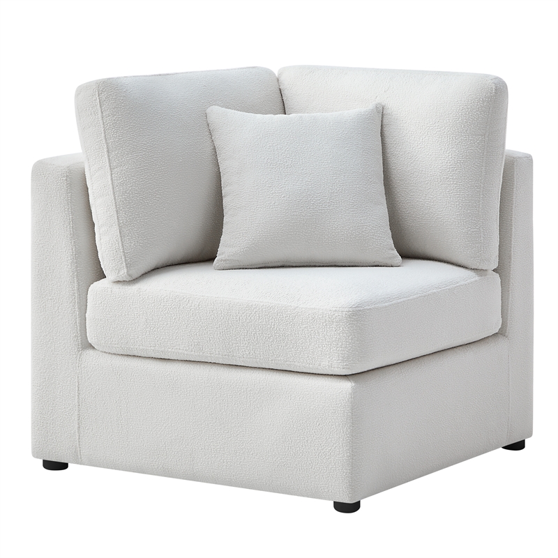 Comfort Pointe Chandler 4-Piece Ivory Performance Fabric Chofa