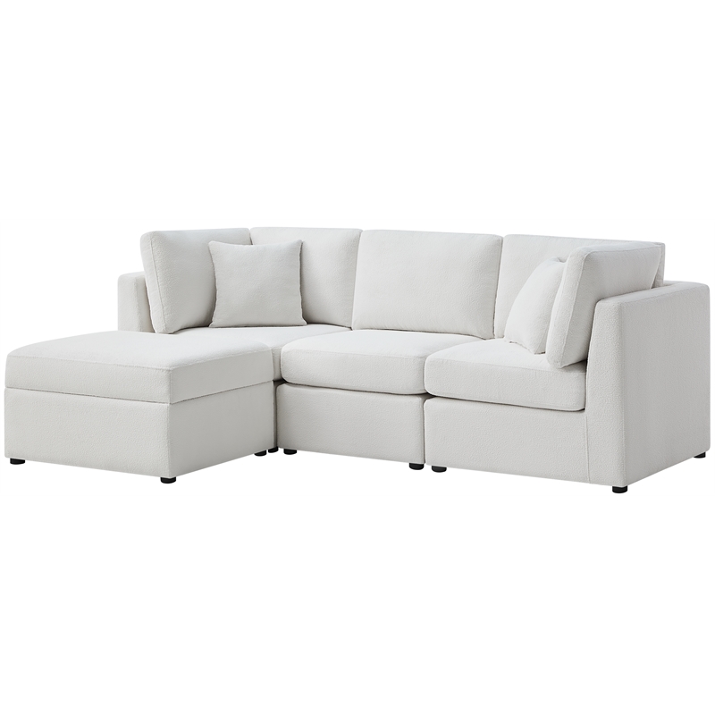 Comfort Pointe Chandler 4-PC XL Ivory Performance Fabric Chofa