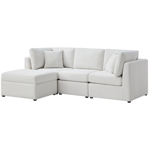 Comfort Pointe Chandler 4-PC XL Ivory Performance Fabric Chofa