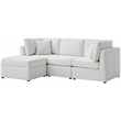 Comfort Pointe Chandler 4-PC XL Ivory Performance Fabric Chofa