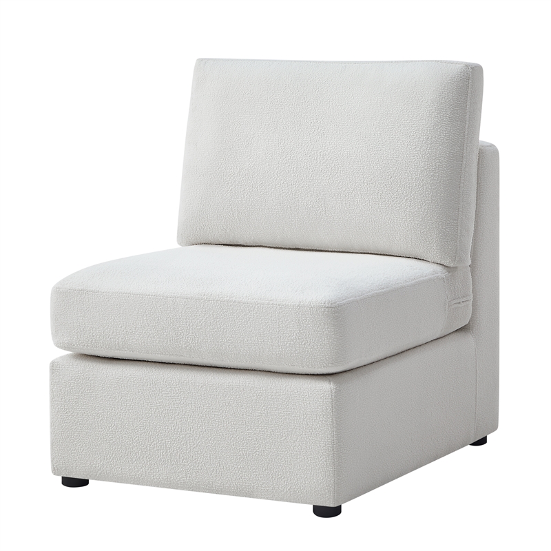 Comfort Pointe Chandler 5-PC Ivory Performance Fabric Sectional