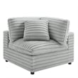 Comfort Pointe Julia 2-piece Sofa in Plush Gray Cord-like Fabric