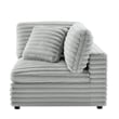 Comfort Pointe Julia 2-piece Sofa in Plush Gray Cord-like Fabric