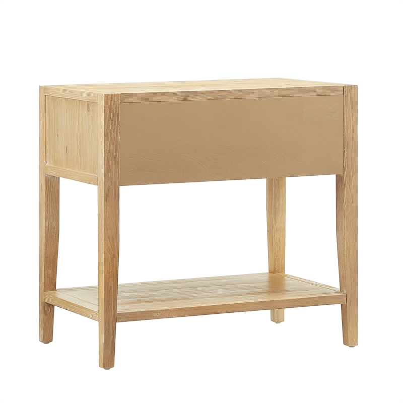 Comfort Pointe Flores Natural Finished Wood 1-drawer Nightstand