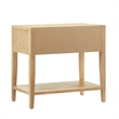 Comfort Pointe Flores Natural Finished Wood 1-drawer Nightstand