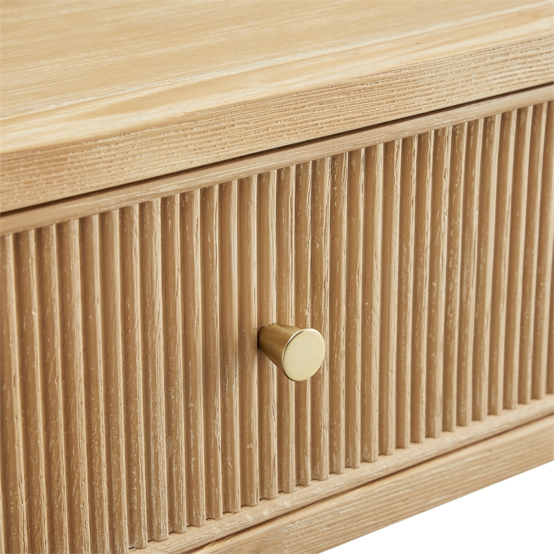 Comfort Pointe Flores Natural Finished Wood 1-drawer Nightstand