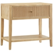 Comfort Pointe Flores Natural Finished Wood 1-drawer Nightstand