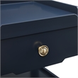 Comfort Pointe Finchley Midnight Blue Wood 1-drawer Nightstand with Shelf