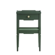 Comfort Pointe Finchley Vintage Green Wood 1-drawer Nightstand with Shelf