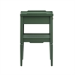 Comfort Pointe Finchley Vintage Green Wood 1-drawer Nightstand with Shelf