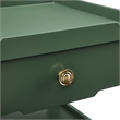 Comfort Pointe Finchley Vintage Green Wood 1-drawer Nightstand with Shelf